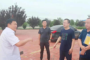 铁营镇各管区书记及部分村支部书记代表一行 走进恒运能源集团旗下农业产业清洋湖科技有限公司参观考察