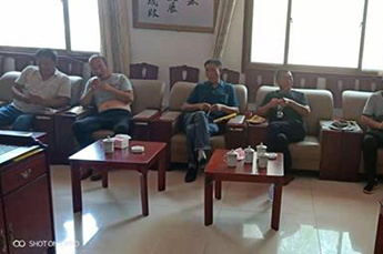 内黄县精准扶贫参观团一行走进恒运能源集团 旗下农业产业清洋湖参观考察