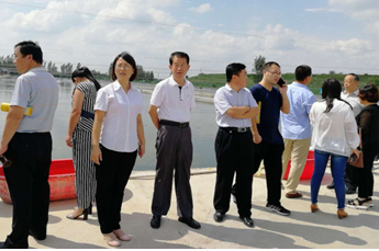 德州市水产局组织全市渔业观摩团莅临清洋湖养殖基地