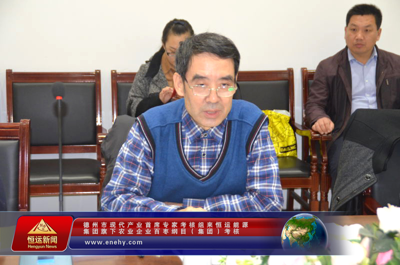 德州市现代产业首席专家考核组来恒运能源集团 旗下农业企业百枣纲目(集团)考核