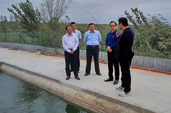 德州农科院院长贺洪军一行莅临清洋湖考察指导工作