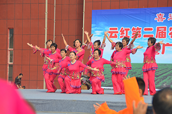 百枣纲目(集团)大力支持云红第二届 农民文化节开幕式暨广场舞大赛
