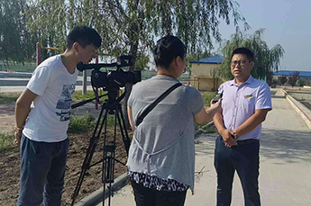 德州电视台《金色乡村》栏目组走进清洋湖