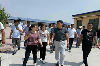 山东省海洋与渔业厅科技推广站站长黄树庆一行莅临清洋湖参观调研