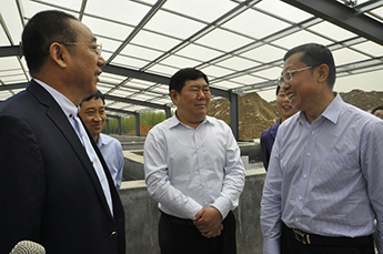 中国农业部渔业渔政管理局张显良一行到清洋湖考察调研