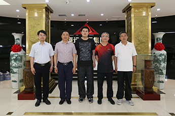 德州市金融工作办公室党组书记、主任朱恩鹤一行莅临恒运能源集团参观指导