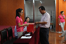 2014恒运能源集团首届高尔夫赛完成赛前抽签工作