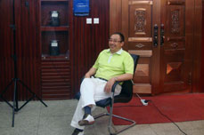 恒运能源集团董事局主席李长云接受滨海电视台专访