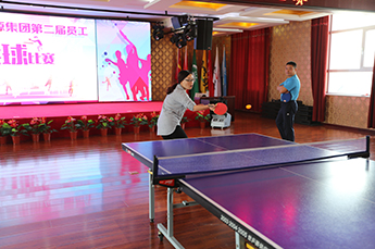 同心同德助发展 凝心聚力展风采 ----恒运能源集团工会举办第二届员工乒乓球比赛