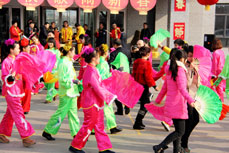 恒运能源集团举行正月秧歌闹新春活动